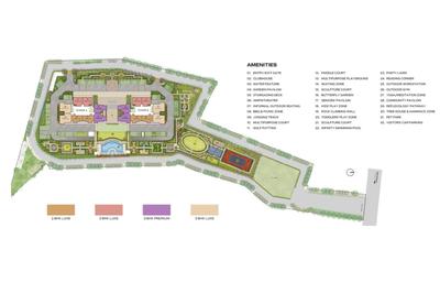 Image of 1190 Sq.ft 3 BHK Apartment / Flat for sale in Godrej Regent Park, Kadagrahara, Bengaluru for Rs. 17500000