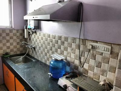 Kitchen Image of 700 Sq.ft 1 RK Builder Floor for rent in Vaishali Nagar Jaipur for Rs. 14000