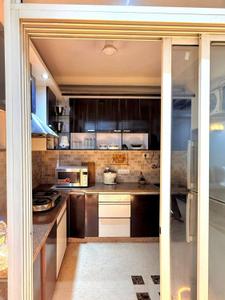 Kitchen Image of 2200 Sq.ft 3 BHK Builder Floor for rent in Saket RWA, Saket New Delhi for Rs. 55000