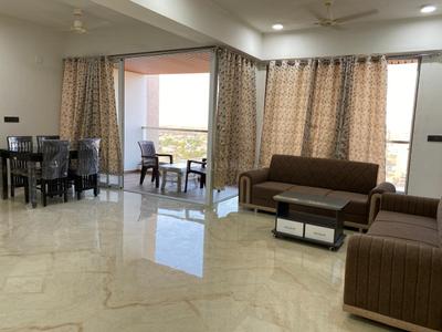 Hall Image of 1300 Sq.ft 3 BHK Apartment / Flat for rent in Radhe Infinity, Kudasan Gandhinagar for Rs. 42000