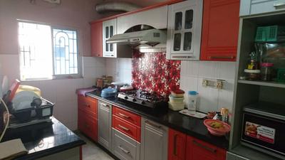 Kitchen Image of 1450 Sq.ft 3 BHK Apartment / Flat for sale in Jeet Residency, Hussainpur Kolkata for Rs. 8200000