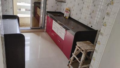 Kitchen Image of 780 Sq.ft 2 BHK Apartment / Flat for sale in Arham Shubham Galaxy, Virar West Virar for Rs. 4400000