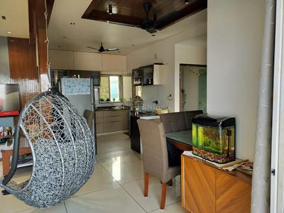 Kitchen Image of 1000 Sq.ft 3 BHK Apartment / Flat for rent in New Alkapuri Vadodara for Rs. 25000