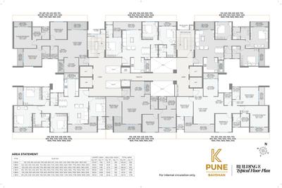 Image of 1450 Sq.ft 3 BHK Apartment / Flat for sale in K Pune Building A B , Bavdhan, Pune for Rs. 13900000
