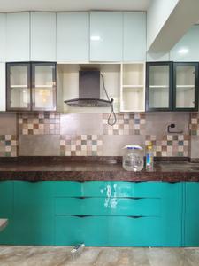Kitchen Image of 950 Sq.ft 2 BHK Apartment / Flat for rent in Majestique City, Wagholi Pune for Rs. 29000