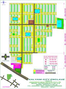 Image of 1440 Sq.ft Residential Plot / Land for sale in Janapriyo Kalyani City Enclave, Shyamnagar, Kolkata for Rs. 2300000