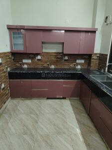 Kitchen Image of 840 Sq.ft 1 BHK Independent House for rent in Kahlon Sehkari Awas Samiti Garden City II, Baraulikhalilabad Lucknow for Rs. 12500