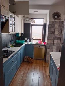 Kitchen Image of 1815 Sq.ft 3 BHK Apartment / Flat for rent in Unitech Fresco, Sector 50 Gurgaon for Rs. 65000