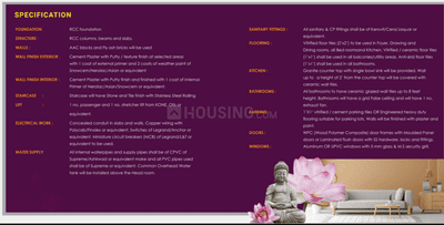 Image of 1569 Sq.ft 2 BHK Apartment / Flat for sale in Kapis Lotus Crystal, Chandrasekharpur, Bhubaneswar for Rs. 12255659