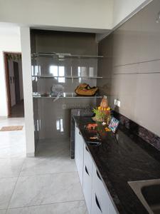 Kitchen Image of 1800 Sq.ft 3 BHK Apartment / Flat for rent in Shypram Parisar, Ognaj Ahmedabad for Rs. 23000