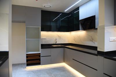 Kitchen Image of 1350 Sq.ft 2 BHK Apartment / Flat for rent in NSL East County Tower 1, Uppal Hyderabad for Rs. 40000