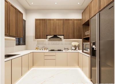 Kitchen Image of 1458 Sq.ft 3.5 BHK Builder Floor for sale in Gillco Valley Sector 115, Sector 115 Mohali for Rs. 8890000