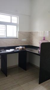 Kitchen Image of 600 Sq.ft 1 BHK Apartment / Flat for rent in Kumar Vtp Cygnus Nation R1 Tower 7, Manjari Khurd Pune for Rs. 23000