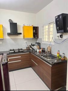 Kitchen Image of 830 Sq.ft 1 BHK Apartment / Flat for rent in Banjara Hills Hyderabad for Rs. 15000