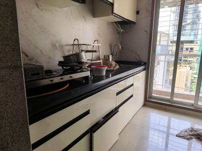 Kitchen Image of 770 Sq.ft 1 BHK Apartment / Flat for rent in Shagun Residency, Kalamboli Navi Mumbai for Rs. 18500