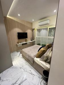 Bedroom Image of 595 Sq.ft 2 BHK Apartment / Flat for sale in Bahist Pearl Icon, Malad East Mumbai for Rs. 14900000