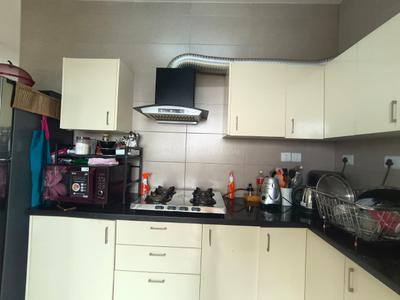 Kitchen Image of 1009 Sq.ft 2 BHK Apartment / Flat for sale in Sobha Dream Gardens, Thanisandra Bengaluru for Rs. 12400000