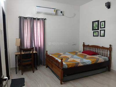 Bedroom Image of 2500 Sq.ft 3 BHK Builder Floor for rent in Injambakkam Chennai for Rs. 60000