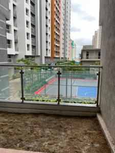 Balcony Image of 800 Sq.ft 1 BHK Apartment / Flat for rent in Geras Planet Of Joy, Upper Kharadi Pune for Rs. 30000