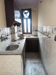 Kitchen Image of 412 Sq.ft 1 RK Builder Floor for rent in Karol Bagh New Delhi for Rs. 25000