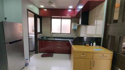 Kitchen Image of 1240 Sq.ft 2 BHK Apartment / Flat for rent in Sangini Gardenia, Dahin Nagar Surat for Rs. 26000