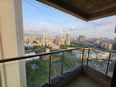 Balcony Image of 1050 Sq.ft 2 BHK Apartment / Flat for rent in Rustomjee Elanza, Malad West Mumbai for Rs. 82500