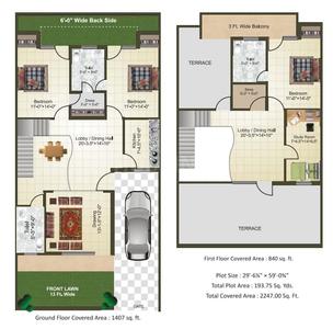 Image of 2200 Sq.ft 4 BHK Duplex for sale in Artauni, Agra for Rs. 11000000