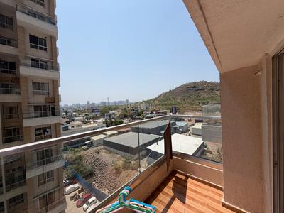 Balcony Image of 820 Sq.ft 2 BHK Apartment / Flat for rent in VTP Belair, Mahalunge Pune for Rs. 25000