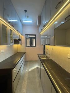 Kitchen Image of 1250 Sq.ft 3 BHK Apartment / Flat for rent in Sarada Pally Kolkata for Rs. 60000