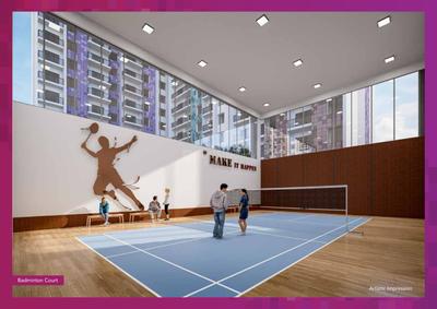 Image of 1100 Sq.ft 2 BHK Apartment / Flat for sale in Kohinoor Viva Pixel Phase 2, Dhanori, Pune for Rs. 7850000