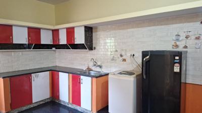 Kitchen Image of 1050 Sq.ft 2 BHK Builder Floor for rent in Hulimavu Bengaluru for Rs. 28000