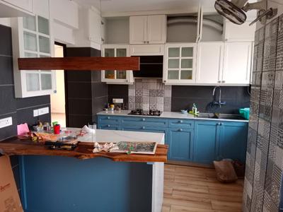 Kitchen Image of 1815 Sq.ft 3 BHK Apartment / Flat for rent in Unitech Fresco, Sector 50 Gurgaon for Rs. 65000