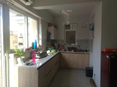 Kitchen Image of 1200 Sq.ft 2.5 BHK Builder Floor for rent in Signature Global City 81, Sector 81 Gurgaon for Rs. 26000