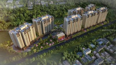 Image of 1073 Sq.ft 2 BHK Apartment / Flat for sale in NCC Signature Towers, Sholinganallur, Chennai for Rs. 8900000