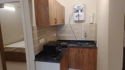 Kitchen Image of 450 Sq.ft 1 BHK Apartment / Flat for rent in Nagavara Bengaluru for Rs. 23000