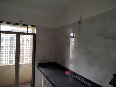 Kitchen Image of 450 Sq.ft 1 BHK Apartment / Flat for rent in Paradigm Pushpanjali Residency Phase III by Paradigm Realty, Thane West Thane for Rs. 16602