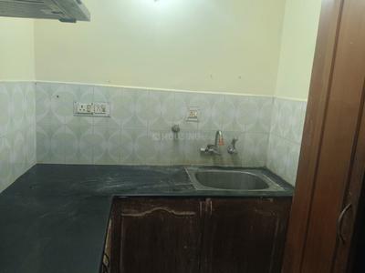 Kitchen Image of 600 Sq.ft 1 BHK Apartment / Flat for rent in Velachery Chennai for Rs. 20000