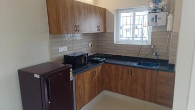 Kitchen Image of 450 Sq.ft 1 BHK Apartment / Flat for rent in Nagavara Bengaluru for Rs. 25000