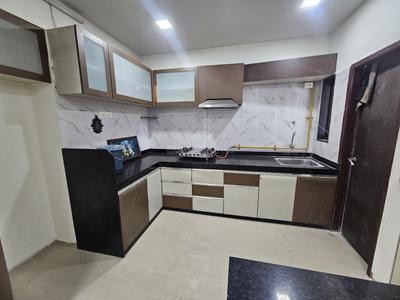 Kitchen Image of 1663 Sq.ft 3 BHK Apartment / Flat for sale in Shreem Gini Lake Gardenz, Makarba Ahmedabad for Rs. 8500000