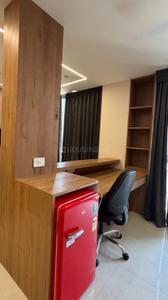 Kitchen Image of 866 Sq.ft 1 BHK Apartment / Flat for rent in Old Palasia Indore for Rs. 27000