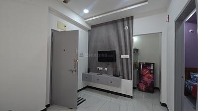 Living Room Image of 725 Sq.ft 1 BHK Apartment / Flat for rent in Kondapur Hyderabad for Rs. 26000