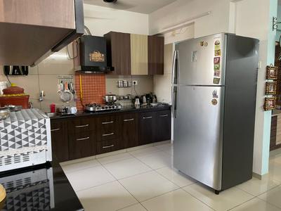 Kitchen Image of 1450 Sq.ft 3 BHK Apartment / Flat for sale in Siddhi Aarohi Elysium, South Bopal Ahmedabad for Rs. 7100000