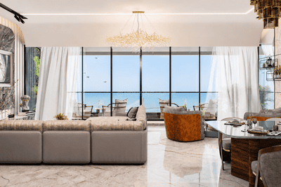 Living Room Image of 1275 Sq.ft 3 BHK Apartment / Flat for sale in Dadar West Mumbai for Rs. 74900000