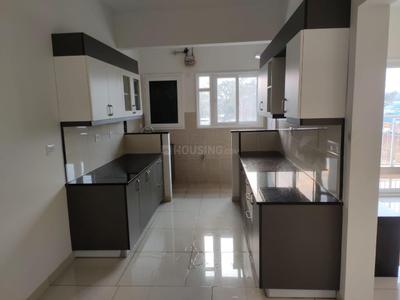 Kitchen Image of 1600 Sq.ft 3 BHK Apartment / Flat for rent in L And T Raintree Boulevard Cl 5, Sahakara Nagar Bengaluru for Rs. 75000