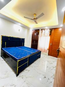Bedroom Image of 470 Sq.ft 1 BHK Builder Floor for rent in Saket New Delhi for Rs. 15000