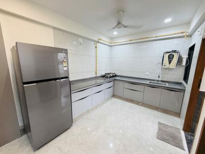 Kitchen Image of 2250 Sq.ft 3 BHK Apartment / Flat for rent in Shubh Saral Skyline, Kudasan Gandhinagar for Rs. 55000