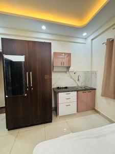 Bedroom Image of 400 Sq.ft 1 RK Apartment / Flat for rent in Koramangala Bengaluru for Rs. 19000