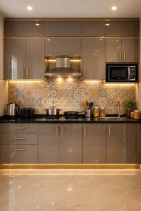 Kitchen Image of 4418 Sq.ft 4 BHK Apartment / Flat for sale in Bodakdev Ahmedabad for Rs. 45000000
