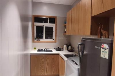Kitchen Image of 350 Sq.ft 1 BHK Apartment / Flat for sale in Dosti West County, Thane West Thane for Rs. 5550000