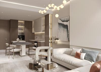 Living Room Image of 430 Sq.ft 1 RK Apartment / Flat for sale in Majan Dubai for Rs. 18712725